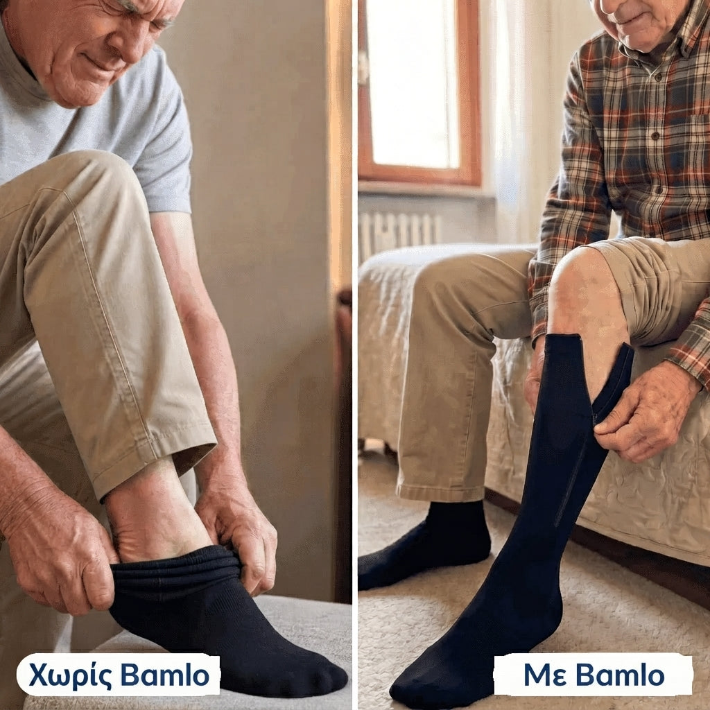 Bamlo® | Κάλτσες συμπίεσης με φερμουάρ